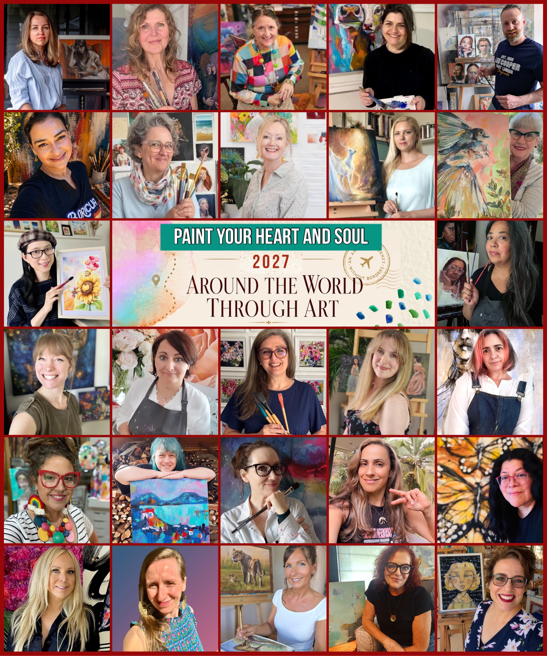 *New! Paint Your Heart and Soul 2027 - Around The World Through Art - GIFTCARD - Image 2
