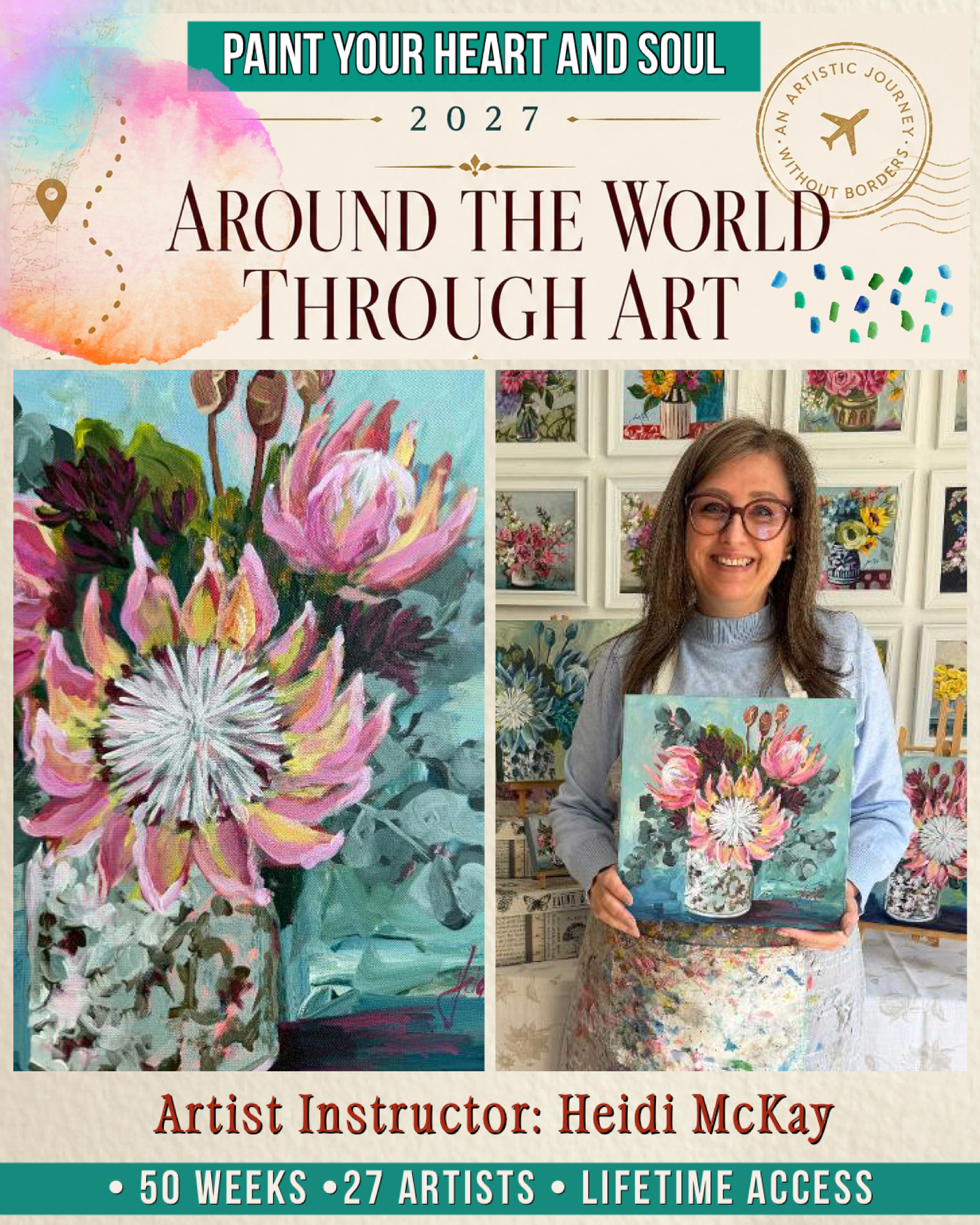 *New! Paint Your Heart and Soul 2027 - Around the World Through Art - Image 9