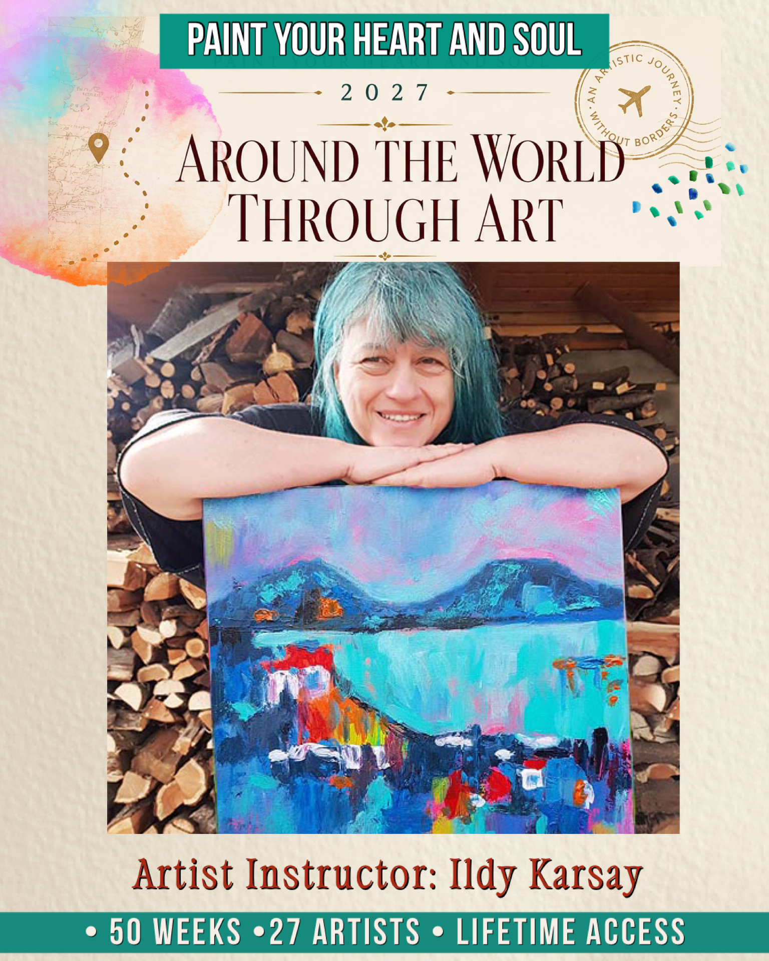 *New! Paint Your Heart and Soul 2027 - Around the World Through Art - Image 28