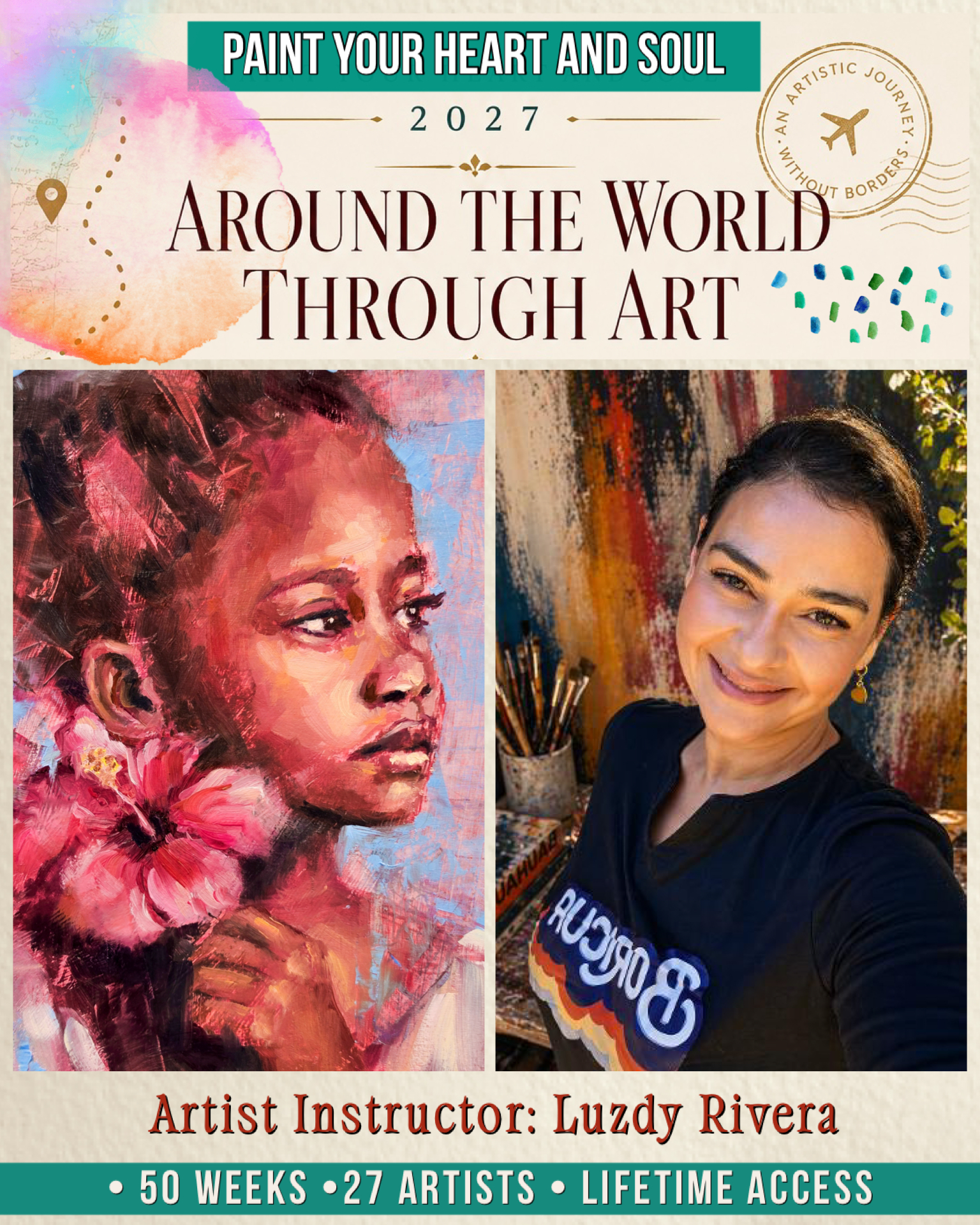 *New! Paint Your Heart and Soul 2027 - Around the World Through Art - Image 14
