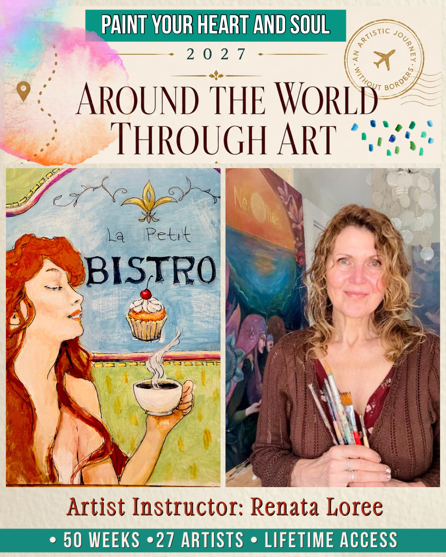 *New! Paint Your Heart and Soul 2027 - Around the World Through Art - Image 15