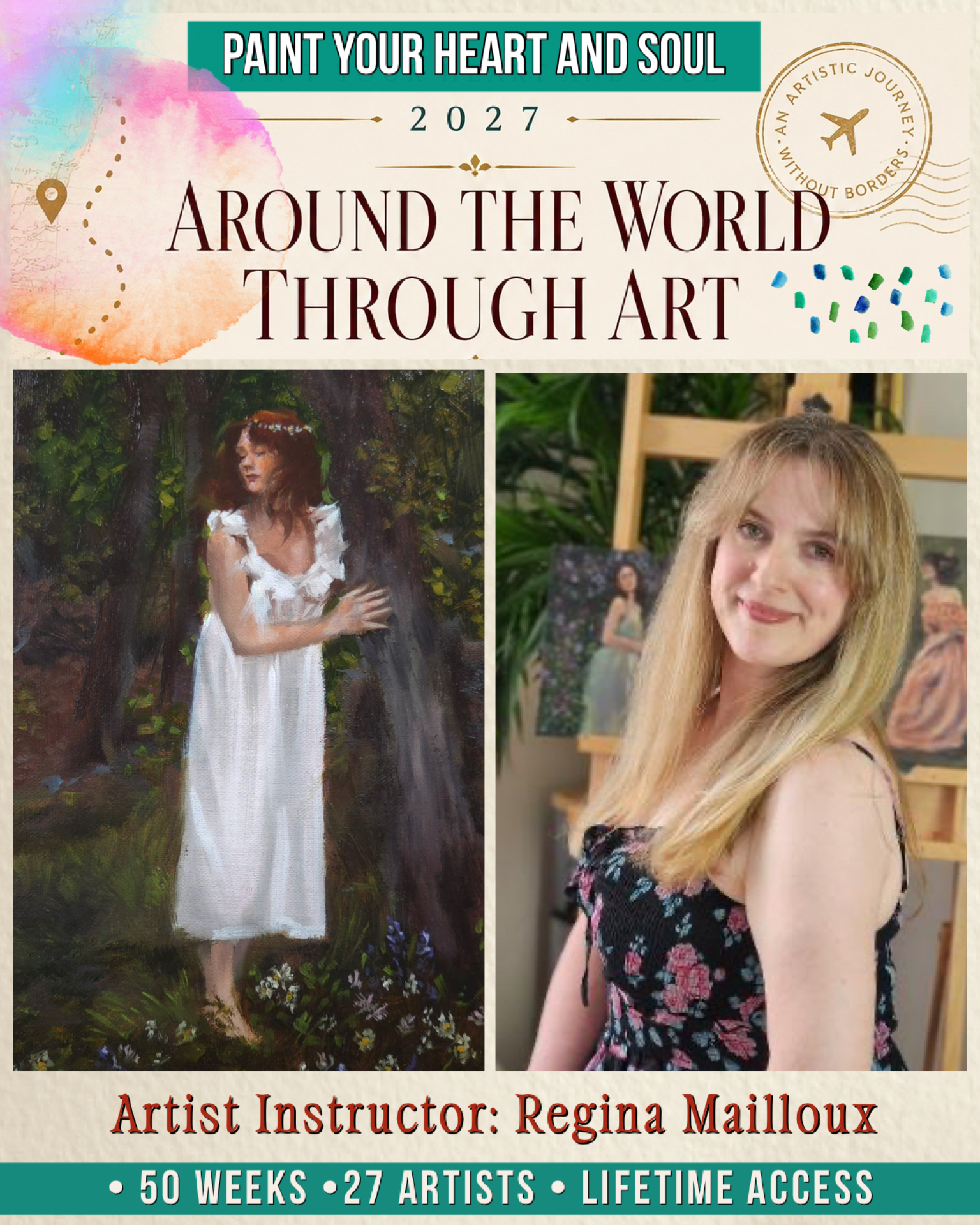 *New! Paint Your Heart and Soul 2027 - Around the World Through Art - Image 26