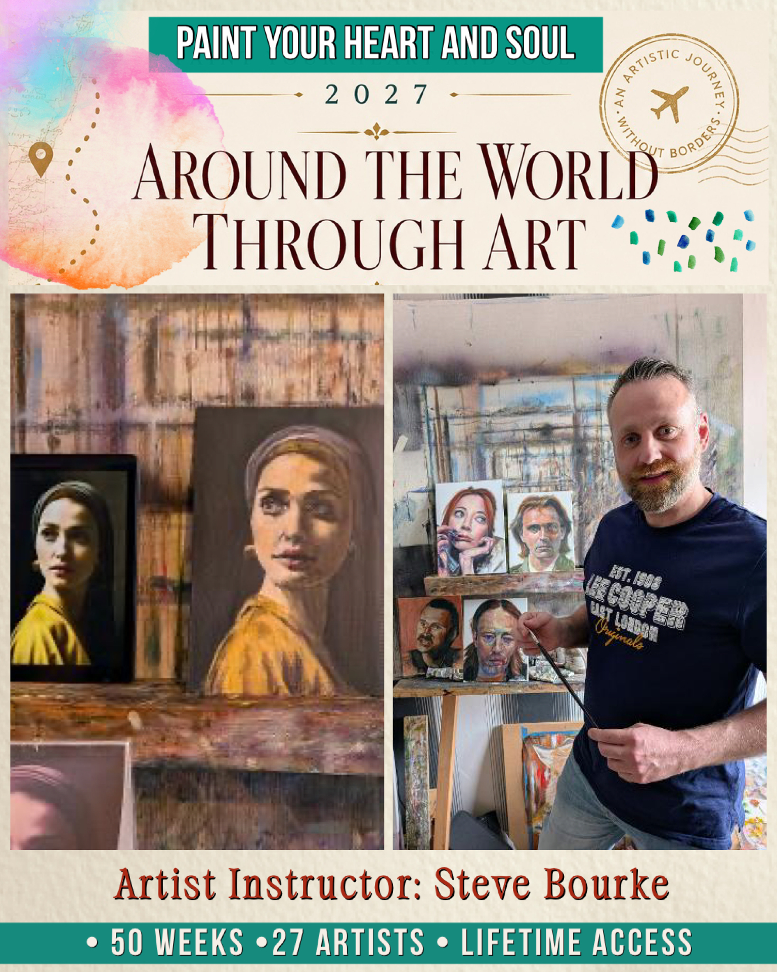 *New! Paint Your Heart and Soul 2027 - Around the World Through Art - Image 27