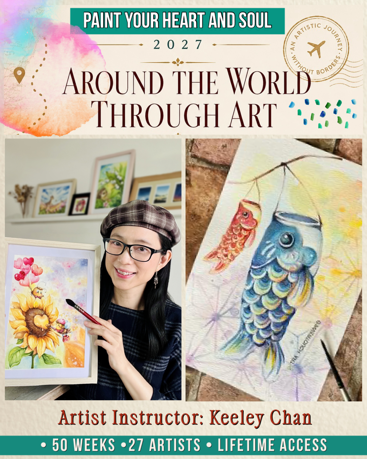 *New! Paint Your Heart and Soul 2027 - Around the World Through Art - Image 22