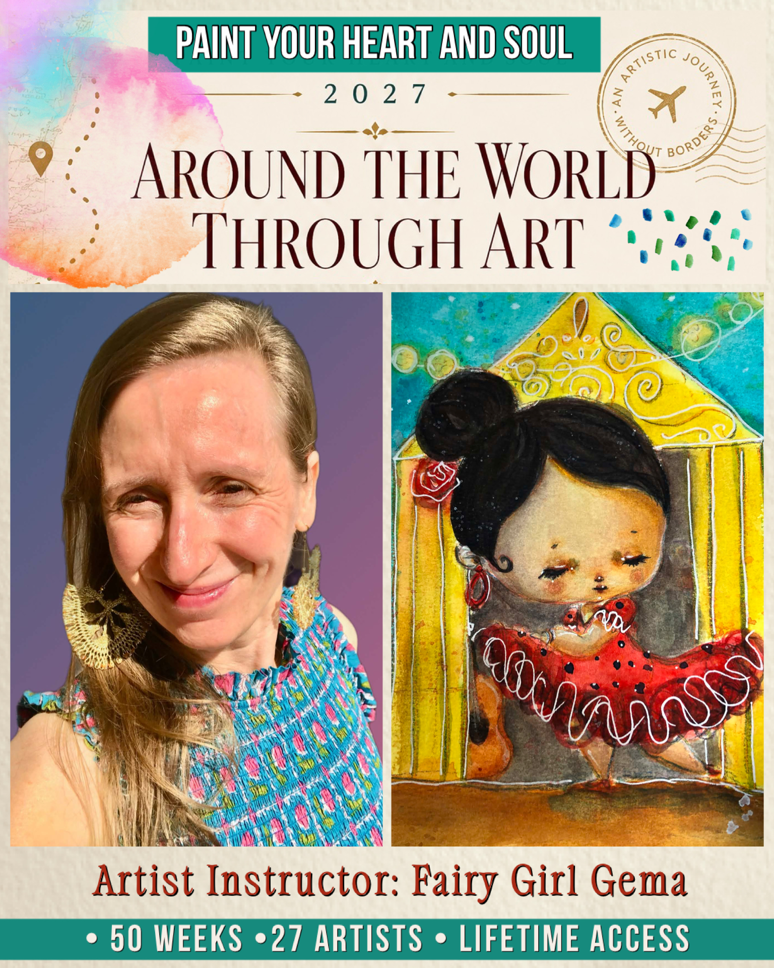 *New! Paint Your Heart and Soul 2027 - Around the World Through Art - Image 6