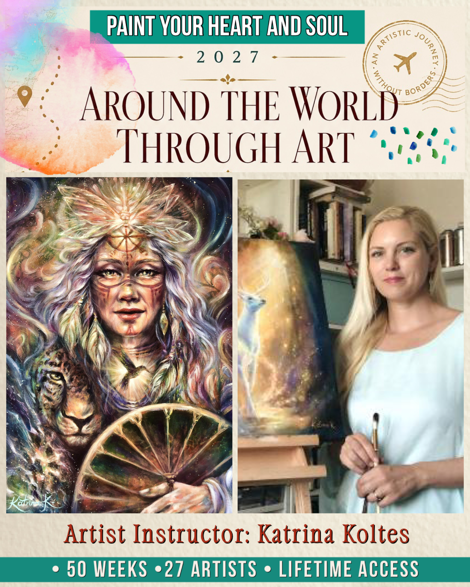 *New! Paint Your Heart and Soul 2027 - Around the World Through Art - Image 7