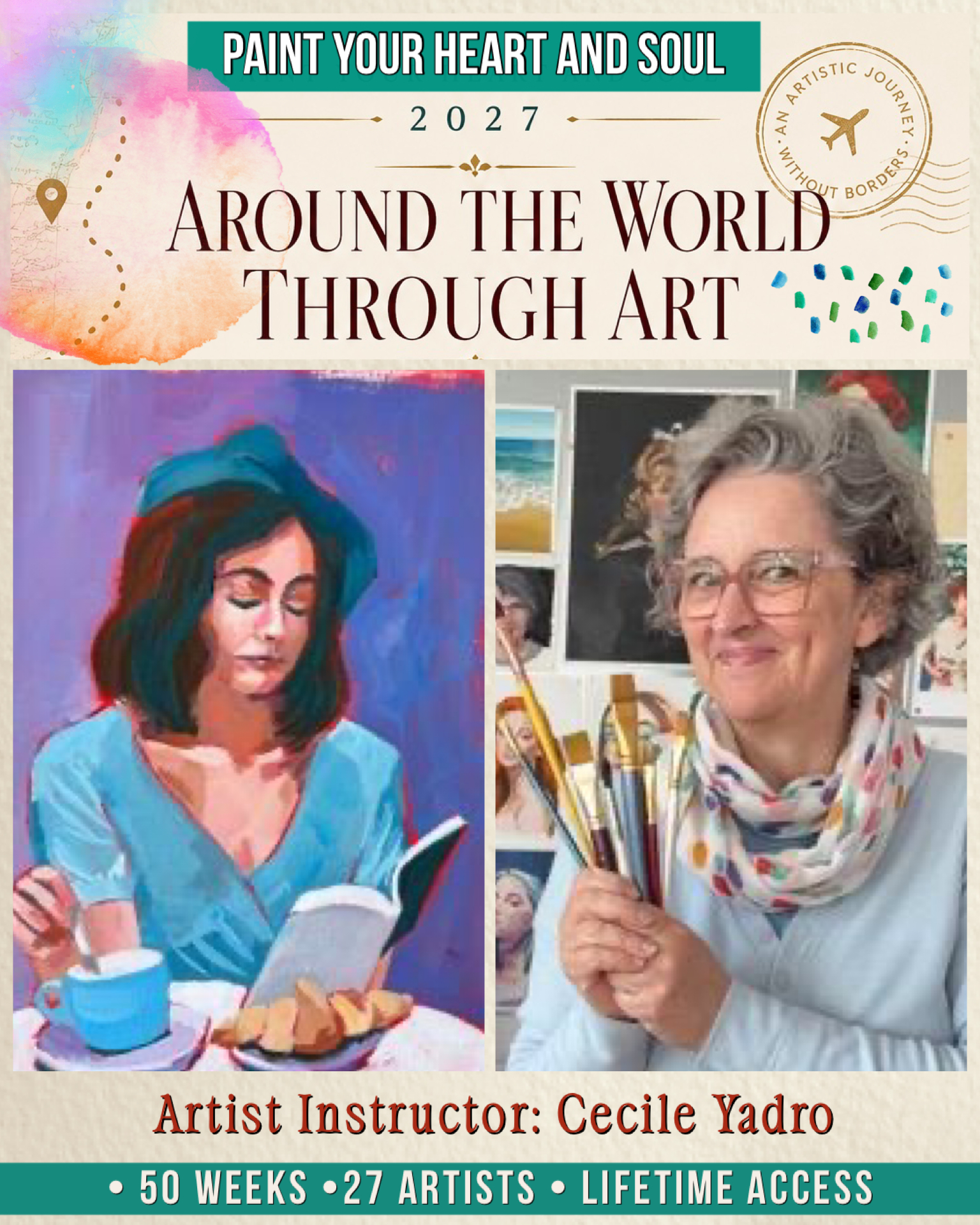 *New! Paint Your Heart and Soul 2027 - Around the World Through Art - Image 30
