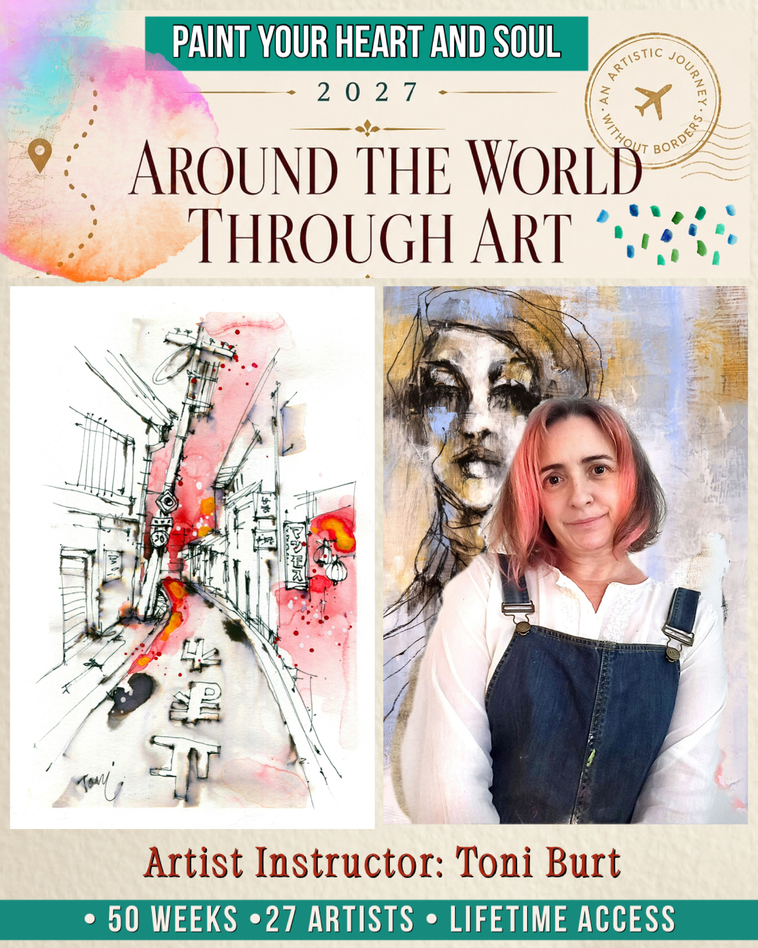 *New! Paint Your Heart and Soul 2027 - Around the World Through Art - Image 20