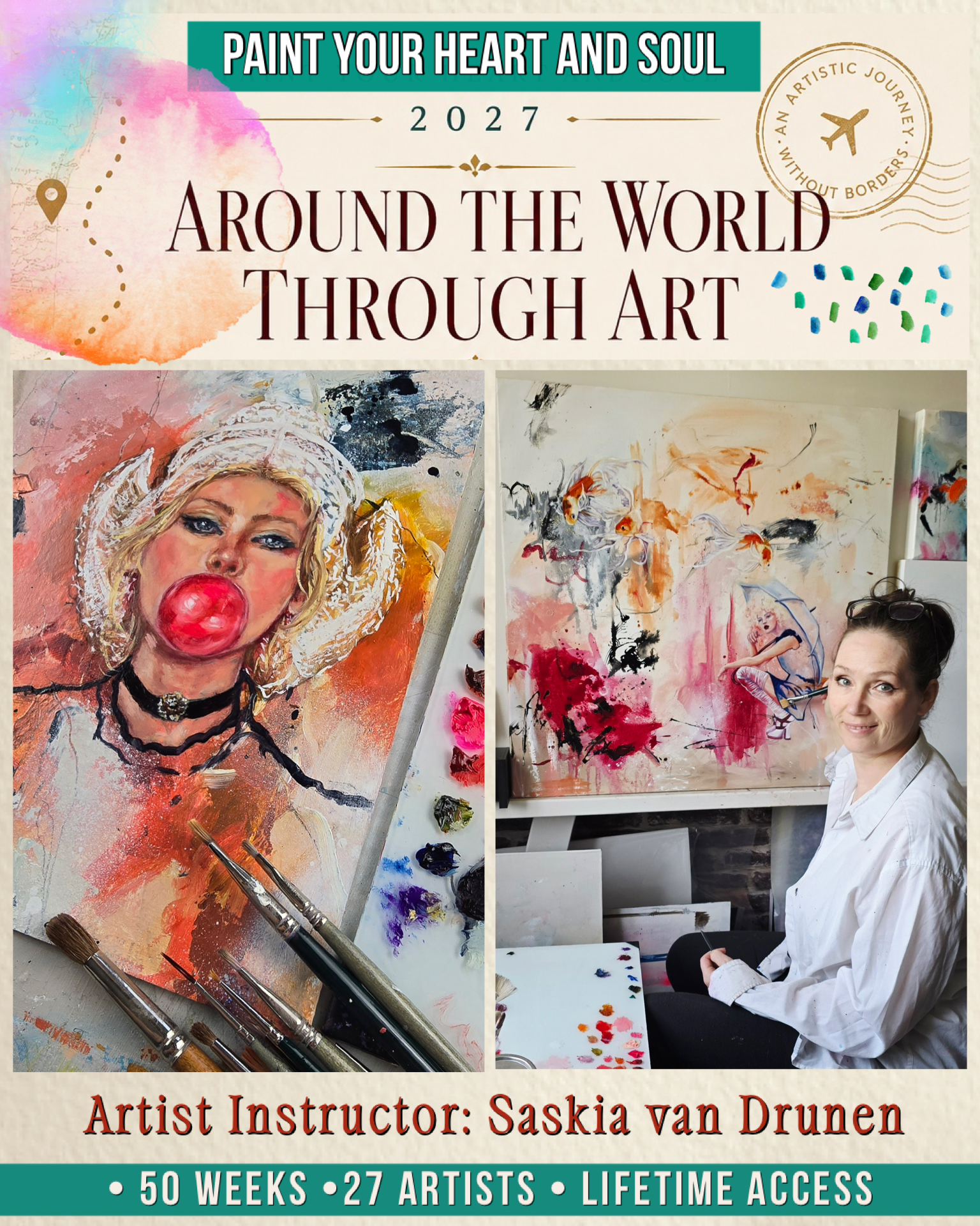*New! Paint Your Heart and Soul 2027 - Around the World Through Art - Image 10