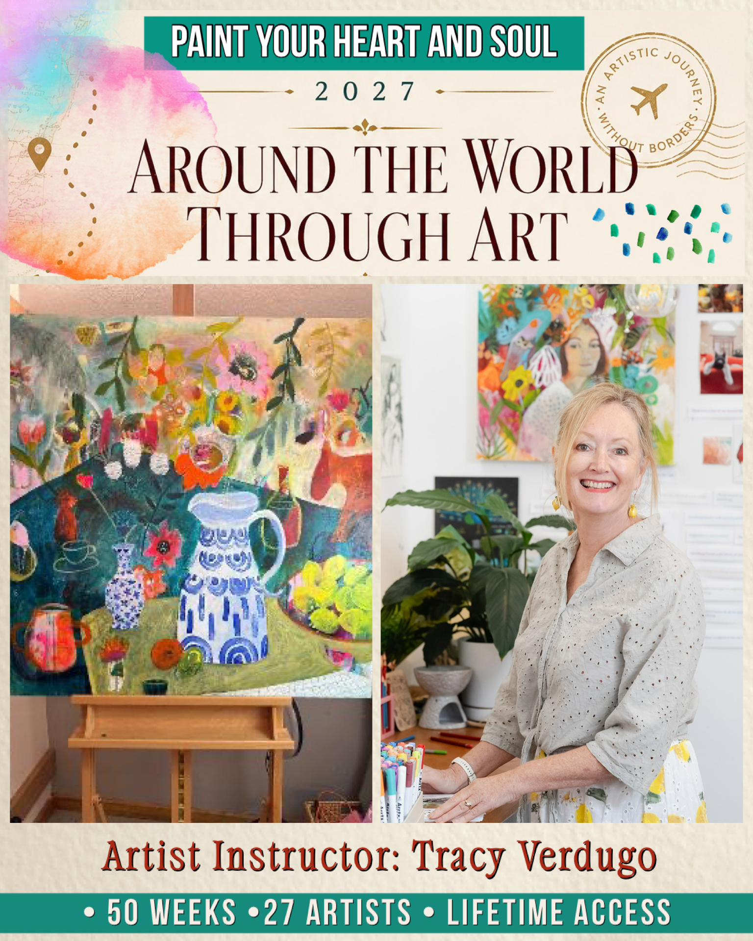 *New! Paint Your Heart and Soul 2027 - Around the World Through Art - Image 23