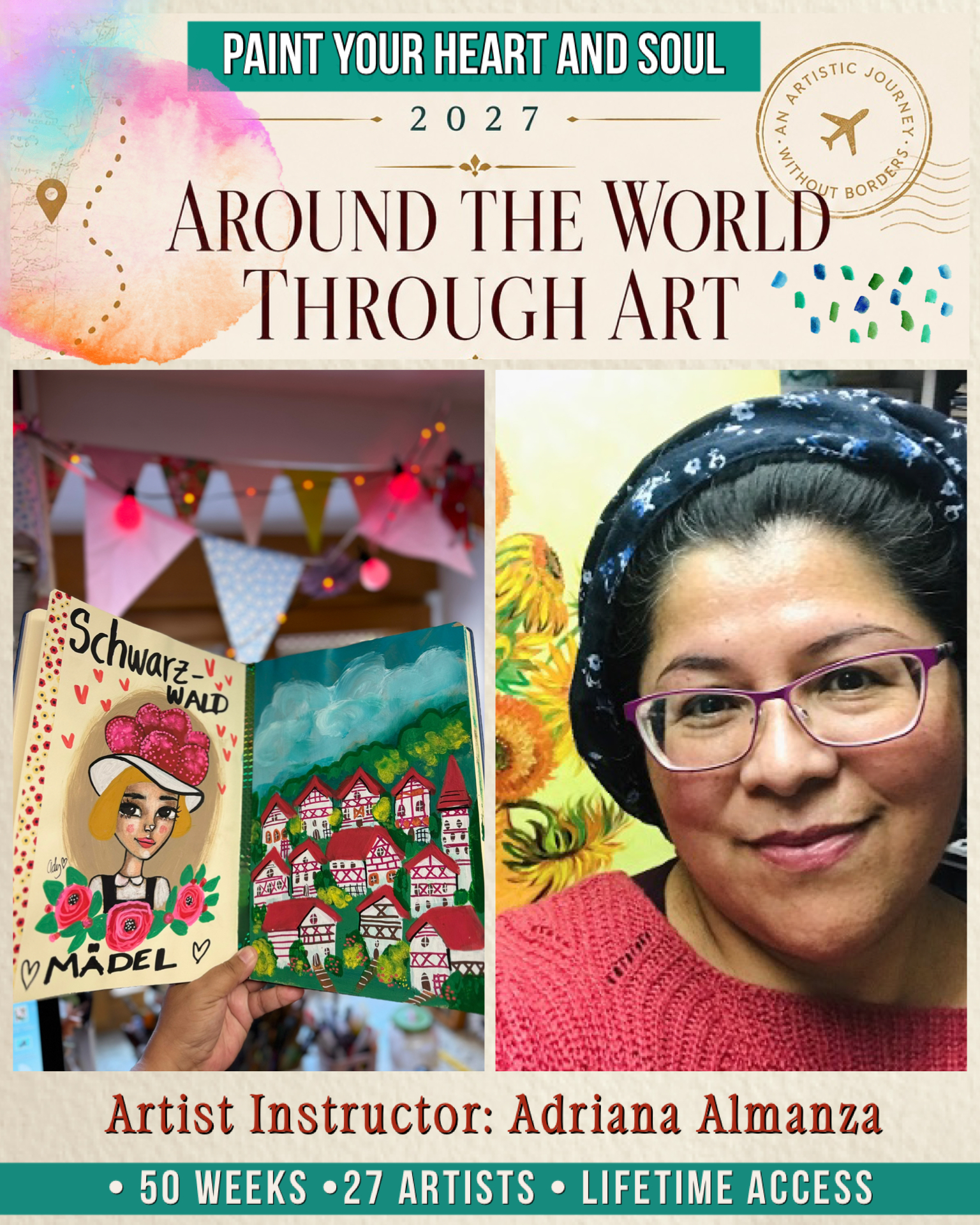 *New! Paint Your Heart and Soul 2027 - Around the World Through Art - Image 19