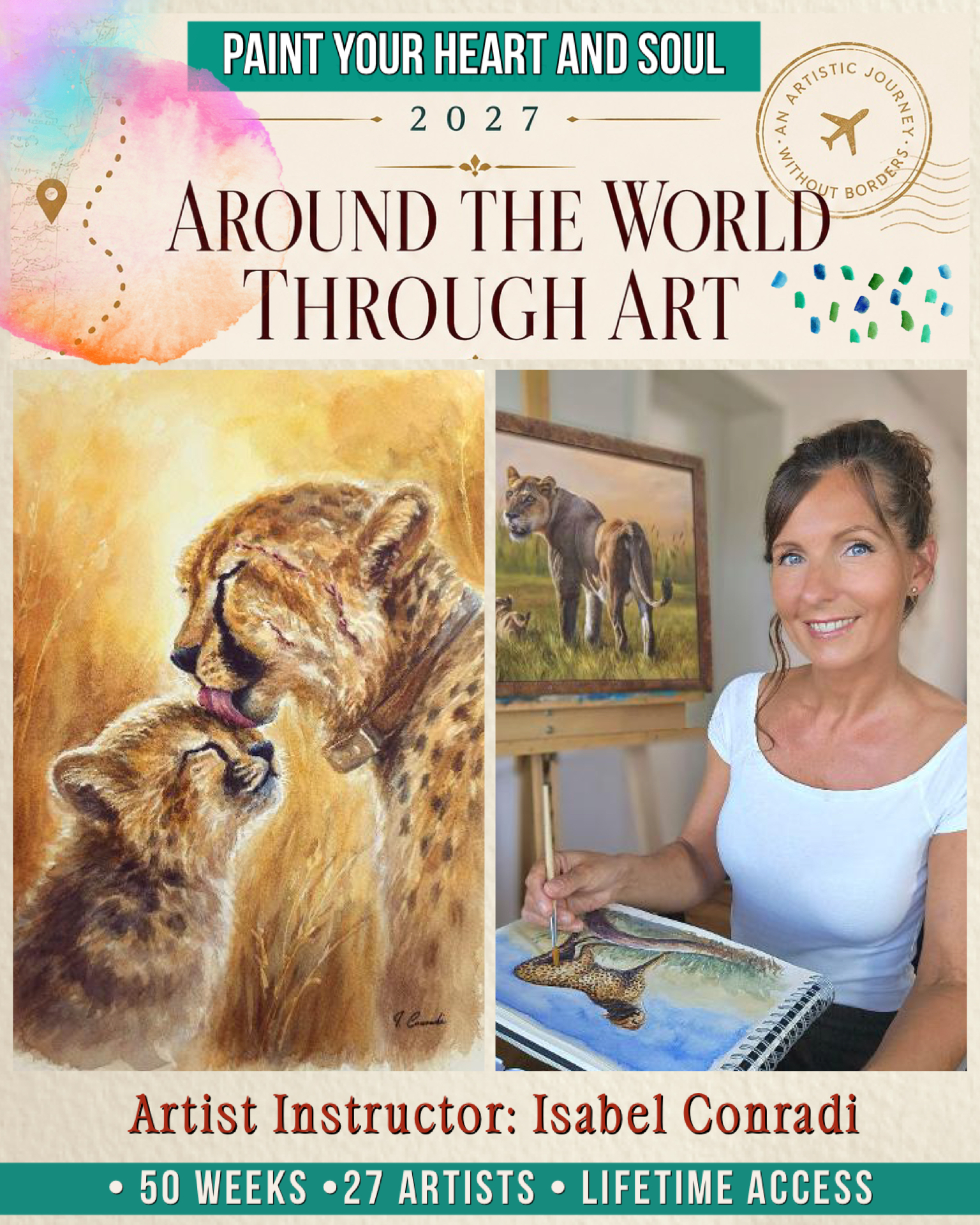 *New! Paint Your Heart and Soul 2027 - Around the World Through Art - Image 25
