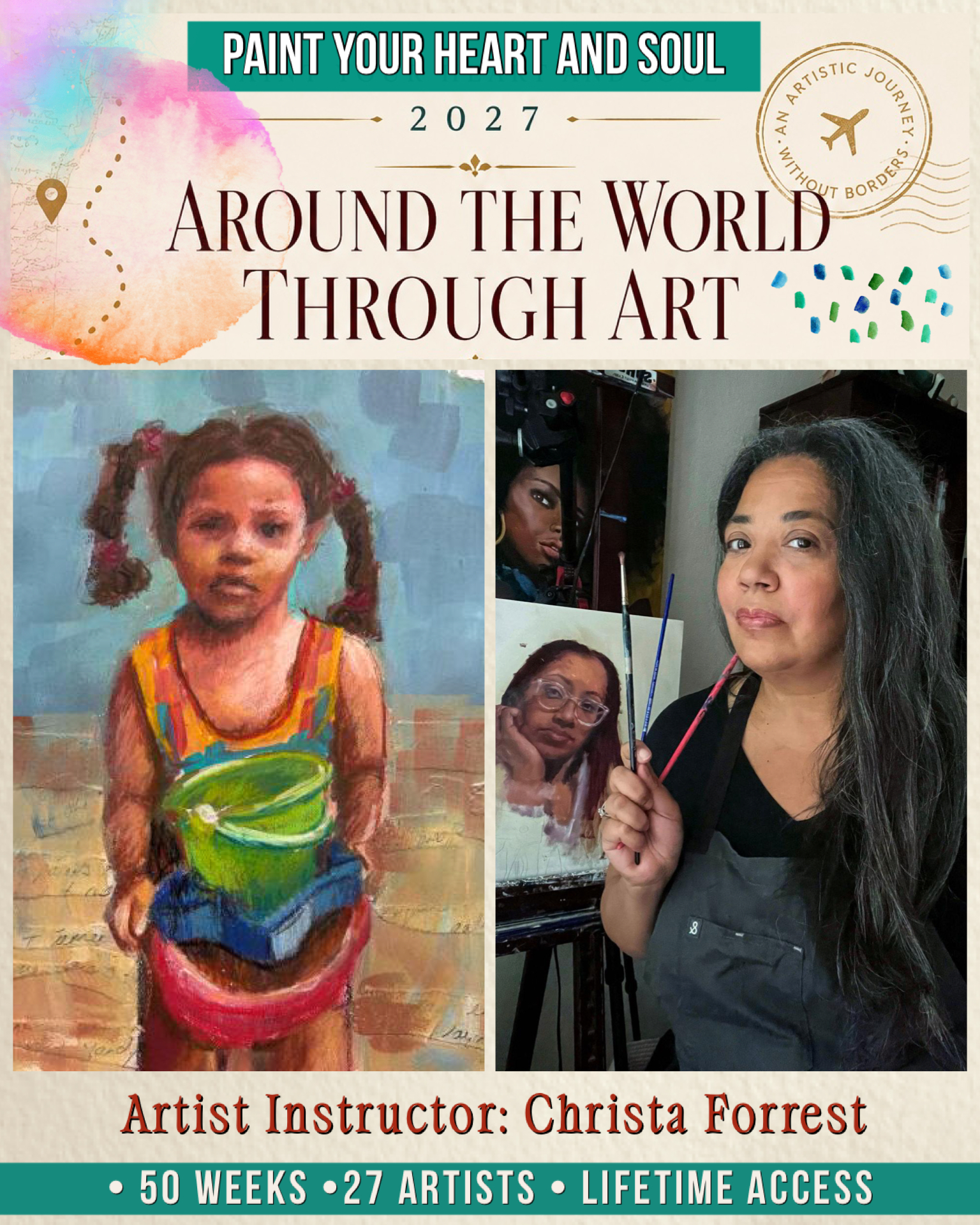 *New! Paint Your Heart and Soul 2027 - Around the World Through Art - Image 24